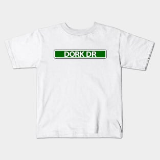 Dork Dr Street Sign Kids T-Shirt